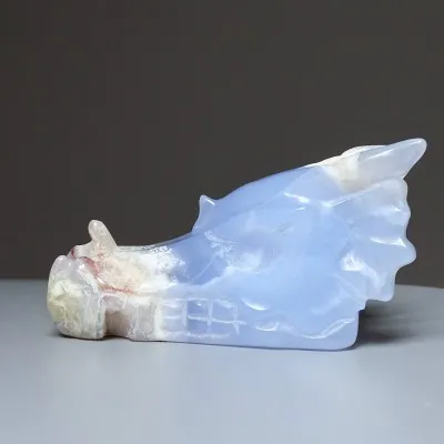 Chalcedon modrý přírodní - dračí hlava 160g, Turecko