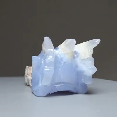 Chalcedon modrý přírodní - dračí hlava 160g, Turecko