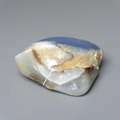 Chalcedon modrý přírodní leštěný 101g, Turecko
