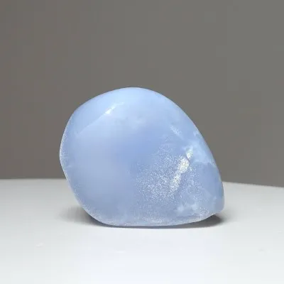 Chalcedony blue natural polished 90g, Turkey