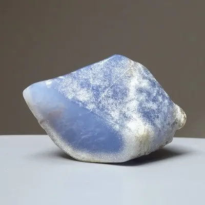 Chalcedon modrý přírodní leštěný 279g, Turecko