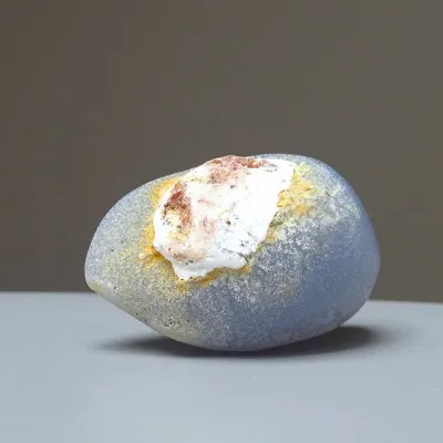 Chalcedony blue natural polished 74g, Turkey