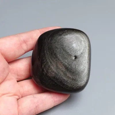 Obsidián stříbrný 141g, Mexiko