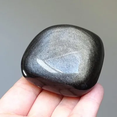 Obsidián stříbrný 140g, Mexiko