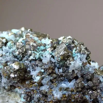 Fluorit kombinace s pyritem 434g, Peru