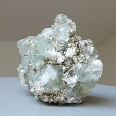 Fluorite combination with pyrite 303g, Peru