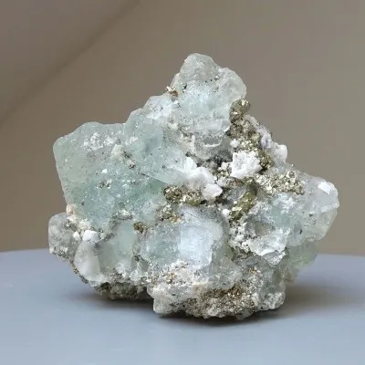 Fluorite combination with pyrite 303g, Peru