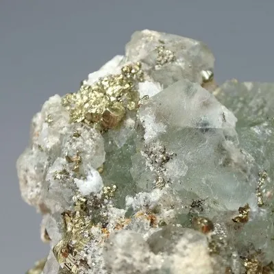 Fluorite combination with pyrite 303g, Peru