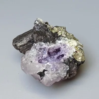 Fluorit kombinace s pyritem 119g, Peru