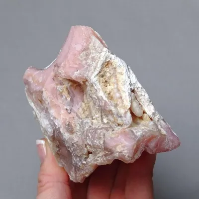 Andský růžový přírodní opál 257g, Peru