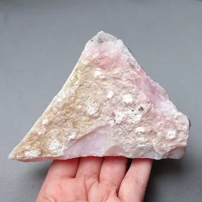 Andský růžový přírodní opál 253g, Peru