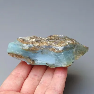 Anden natürlicher blauer Opal 121g, Peru