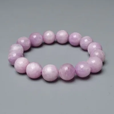 Kunzit-Armband in Top-Qualität 13,3 mm, Afghanistan