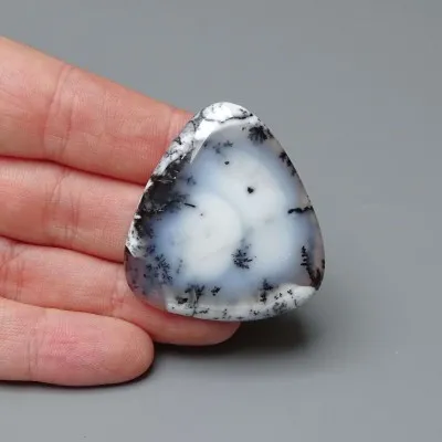 Dendritic opal (merlinite) cabochon 13.2g, Madagascar