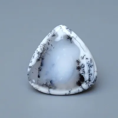 Dendritic opal (merlinite) cabochon 12.9g, Madagascar