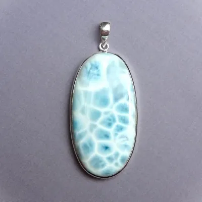 Larimar-Anhänger Top-Qualität 32,1g, Dominikanische Republik