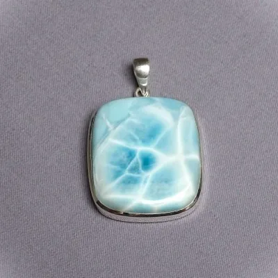 Larimar pendant top quality 24g, Dominican Republic