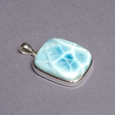 Larimar-Anhänger Top-Qualität 24g, Dominikanische Republik