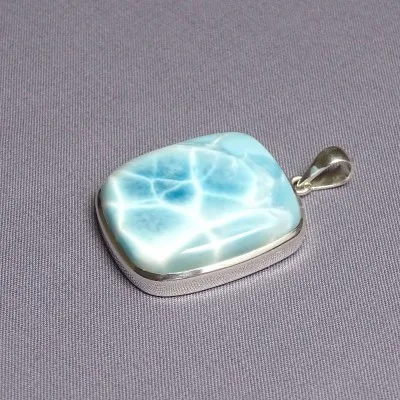 Larimar-Anhänger Top-Qualität 24g, Dominikanische Republik