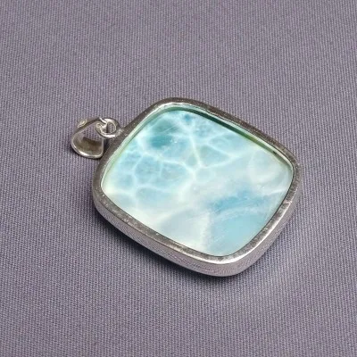 Larimar-Anhänger Top-Qualität 24g, Dominikanische Republik