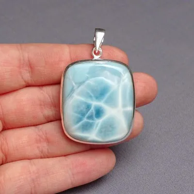 Larimar-Anhänger Top-Qualität 24g, Dominikanische Republik