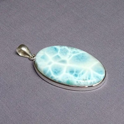 Larimar-Anhänger Top-Qualität 21,7g, Dominikanische Republik