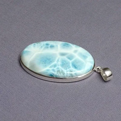 Larimar-Anhänger Top-Qualität 21,7g, Dominikanische Republik