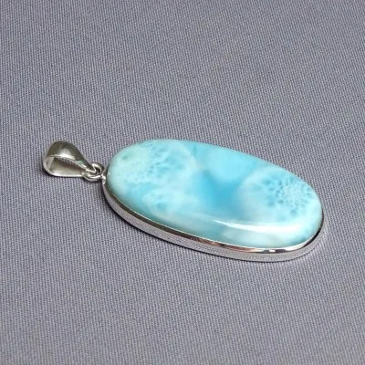 Larimar-Anhänger Top-Qualität 18,4g, Dominikanische Republik
