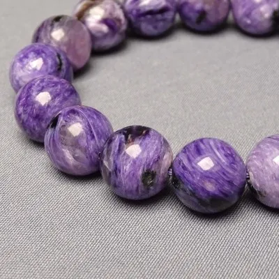 Charoit/Charoite bracelet in top quality 12,1mm, Russia