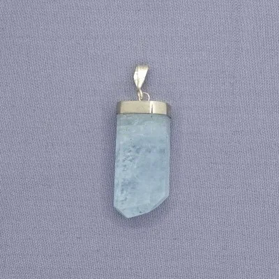 Aquamarin-Naturkristall-Anhänger 12,2g, Afghanistan