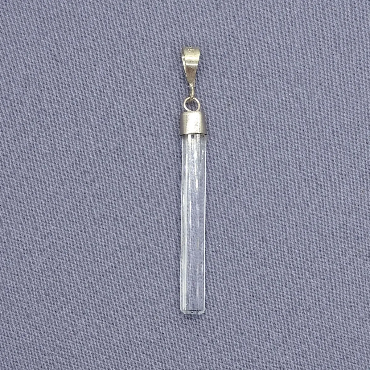 Aquamarine natural crystal pendant 1.7g, Afghanistan