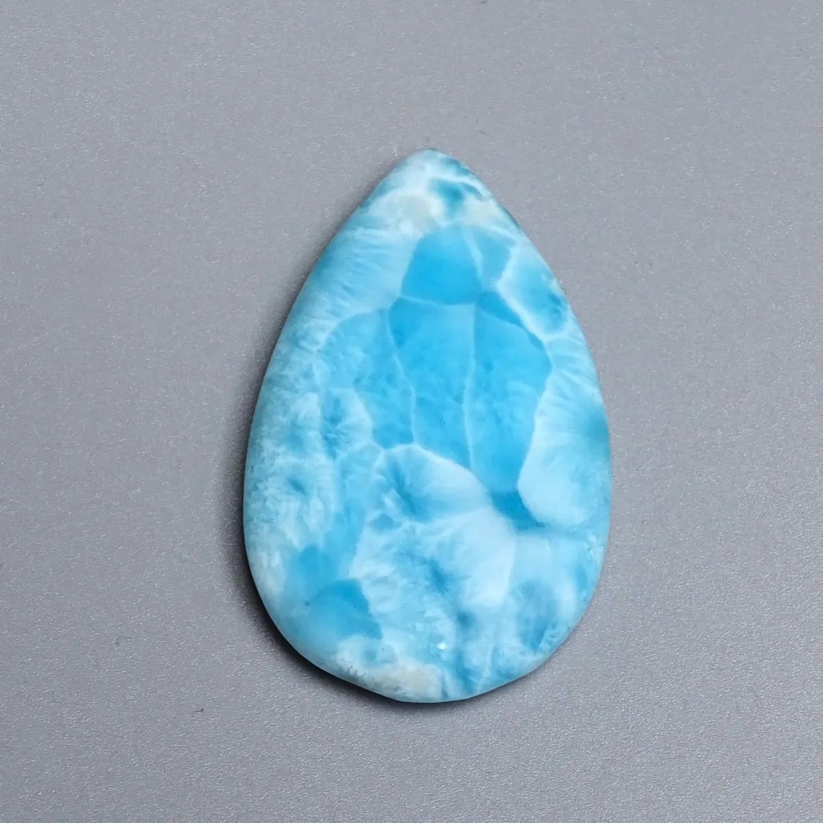 Larimar natürlich polierter Cabochon 24,3g, Dominikanische Republik