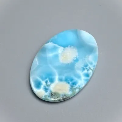 Larimar natural polished cabochon 39.9g, Dominican Republic