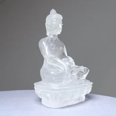 Himalaya-Kristall sitzender Buddha 968g, Pakistan