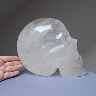 Quartz crystal skull 8389g, Brazil