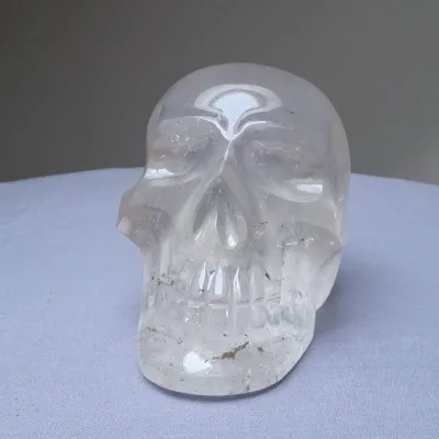 Quartz crystal skull 1105g, Brazil