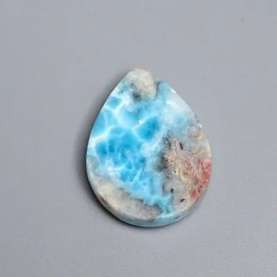 Larimar přírodní leštěný kabošon 22,8g, Dominikánská republika