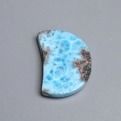 Larimar natural polished cabochon 22.2g, Dominican Republic