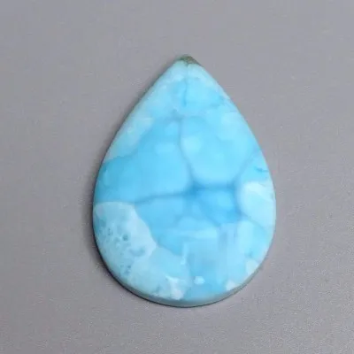 Larimar natural polished cabochon 26.2g, Dominican Republic