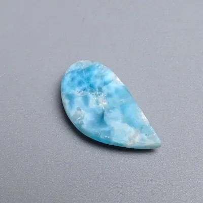Larimar přírodní leštěný kabošon 6,7g, Dominikánská republika