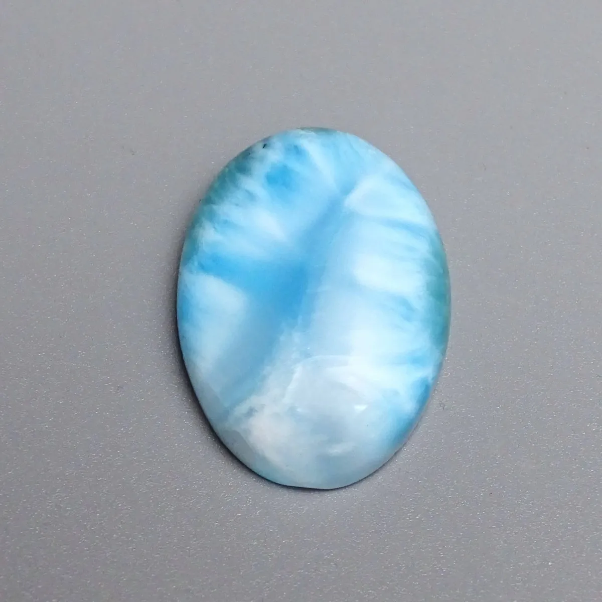 Larimar natürlich polierter Cabochon 13,2g, Dominikanische Republik