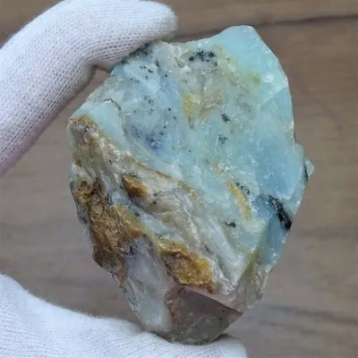 Andský modrý opál - 138,3 g, Peru