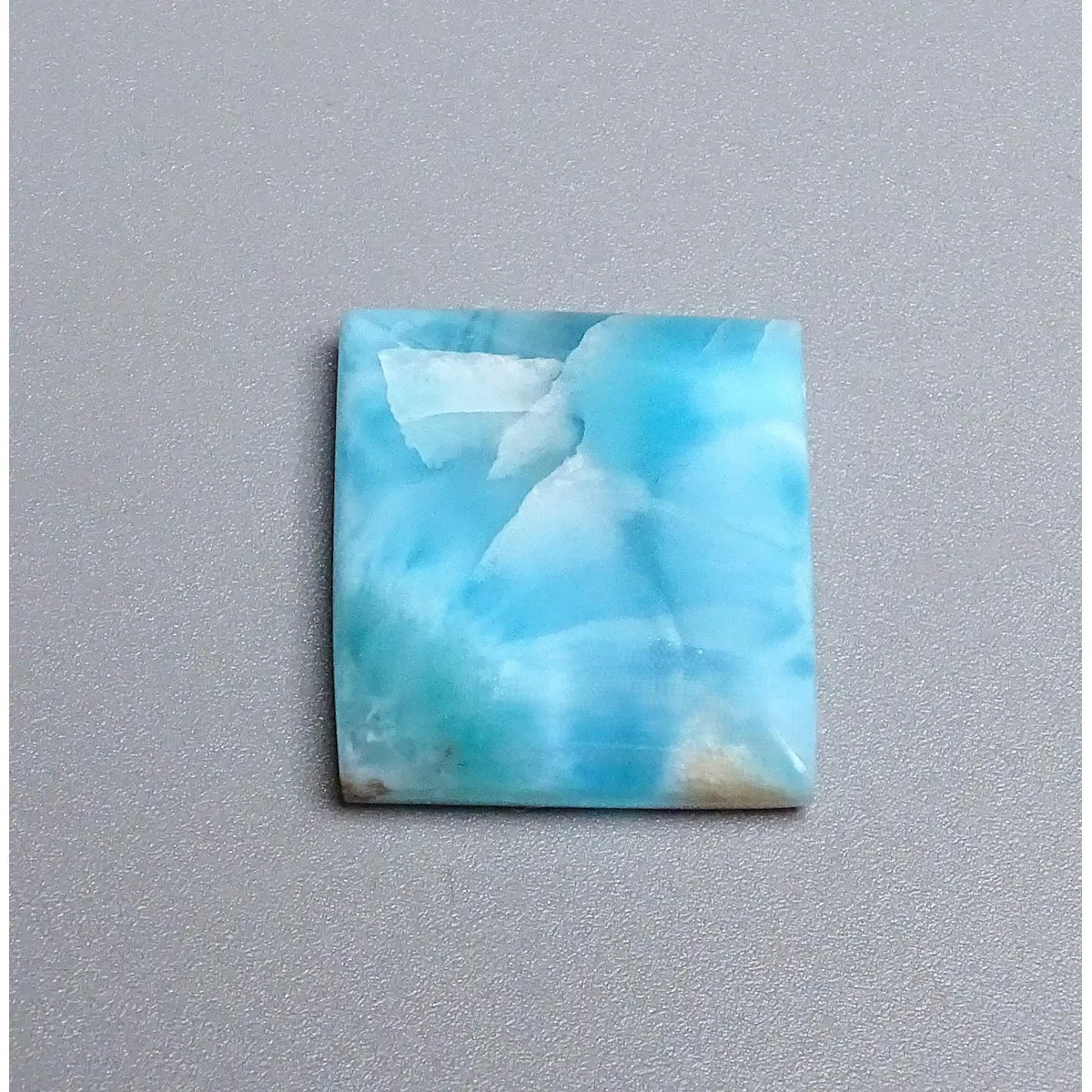 Larimar přírodní leštěný kabošon 7,8g, Dominikánská republika