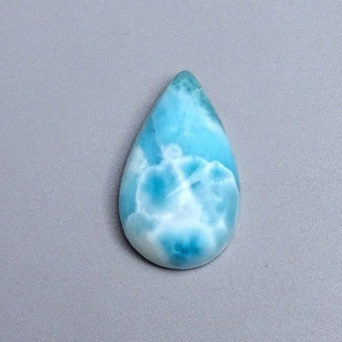 Larimar natural polished cabochon 15.6g, Dominican Republic