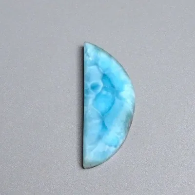 Larimar natural polished cabochon 8.7g, Dominican Republic