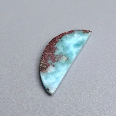 Larimar natural polished cabochon 8.7g, Dominican Republic