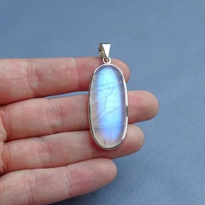 Moonstone pendant in silver 12.6g, top quality