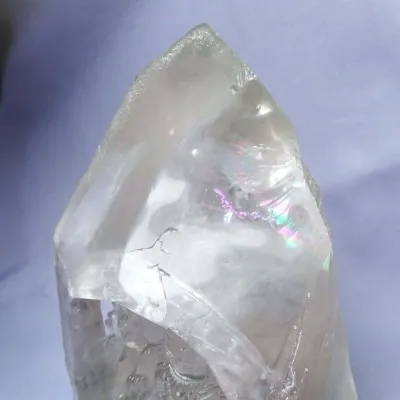 Goddess Parvati with Ganesha in Himalayan crystal 3919g, Pakistan