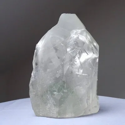 Goddess Parvati with Ganesha in Himalayan crystal 3919g, Pakistan