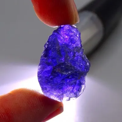 Iolith/Cordierit, natürliches Mineral von höchster Qualität, 7,1g, Tansania